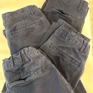 Bundle of 4 Sz 12 Navy Uniform Pants The Children's Place